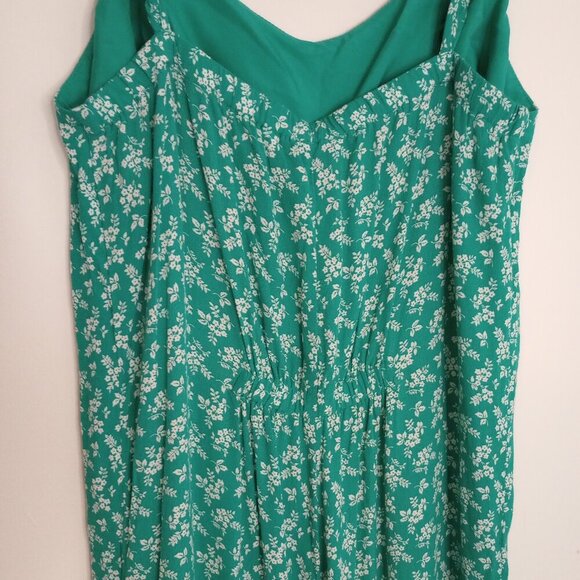 The Nines by Hatch Green Floral Maternity Jumpsuit - Picture 6 of 9